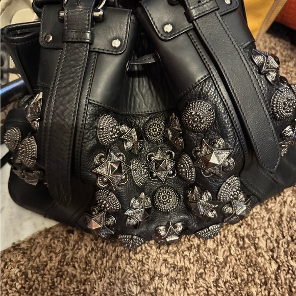 Burberry Black Prorsum Studded Bag - Picture 4 of 5